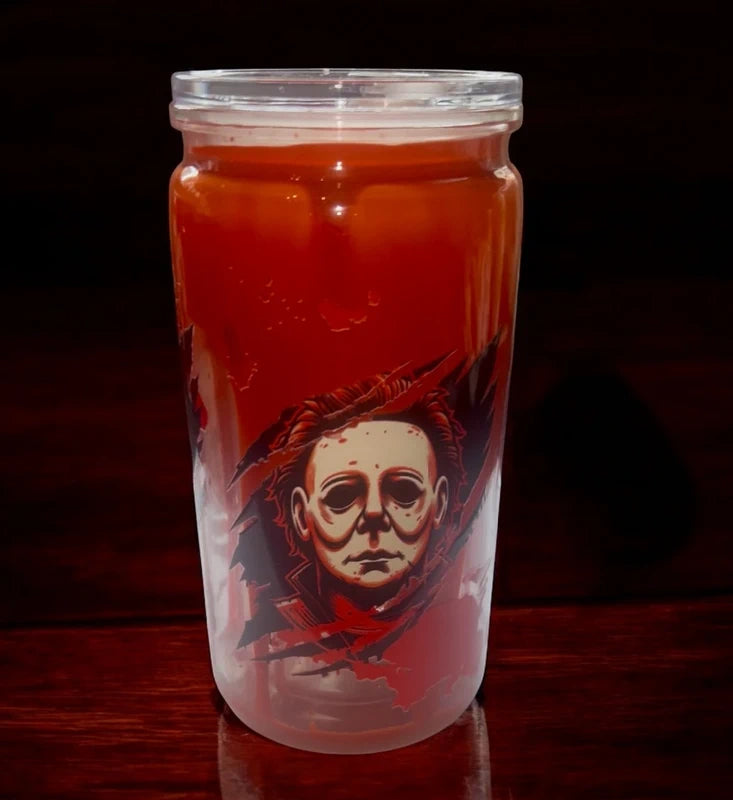 Michael Blood Drip Snow Globe Cup/Tumbler