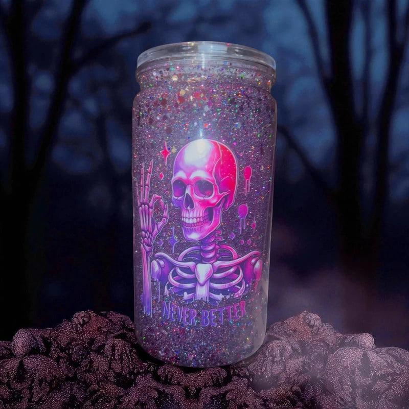 Saddie Baddie Halloween Snow Globe Cup/Tumbler