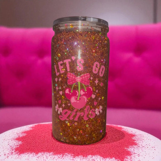 Girly Snow Globe Cup/Tumbler