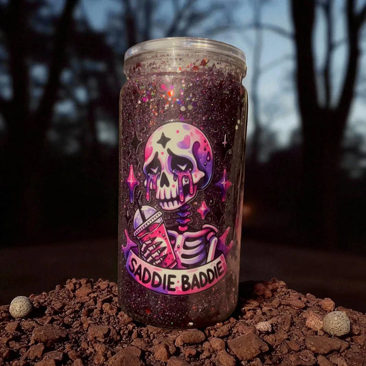 Saddie Baddie Halloween Snow Globe Cup/Tumbler
